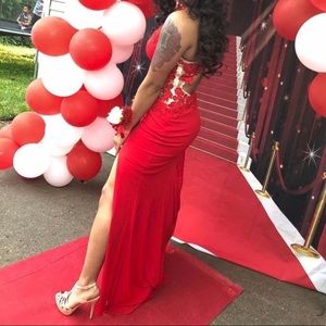 Red prom dress